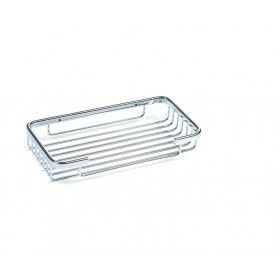 JABONERA RECTANGULAR SERIE BRASS 37x228x115MM.