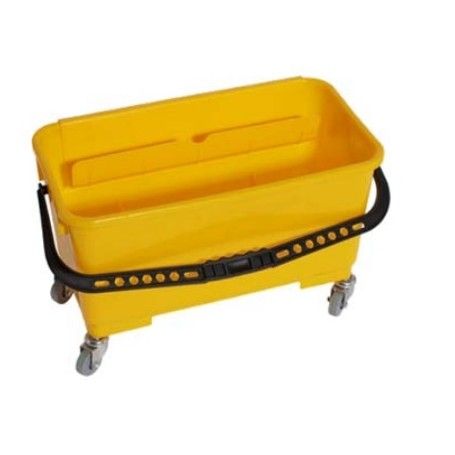 CUBO CRISTALERO COLOR AMARILLO 52x27x33