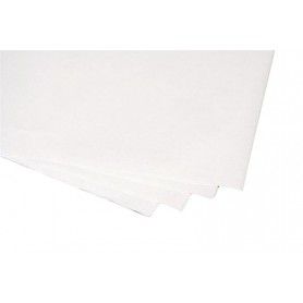 Mantel de papel 100x120cm de 1 capa, 40g de grosor y en color blanco