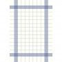 Mantel 38x54cm de la marca DUNI a rayas de color azul y blanco