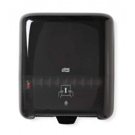 TOALLERO PLAST. NEGRO ROLLO H1 R-551008