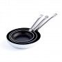 SARTEN 36CM ALUMINIO 4MM M/ACERO PRO-INDUCCION