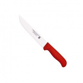 CUCHILLO COCINA CARNICERO ALEMAN 22,5CM R6523 ROJO