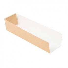 PALA CARTON HOT DOG KRAFT 18X4,5X4 C.1200