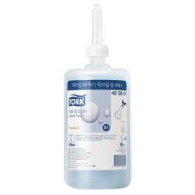 GEL BAÑO 1L. CUERPO/CABELLO TORK S1 420601 C.6