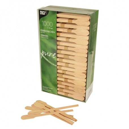 CUBIERTO PALETILLA MADERA 130MM EXTRA P.1000