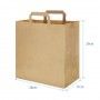 BOLSA PAPEL ASA PLANA 26+17X26 NALU POKE C.300