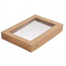 TAPA CAJA COMPOS.C/VENTANA 140X140X29 C.300