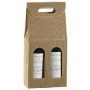 CAJA CARTON KRAFT 2 BOT. 18x9x34 P.30