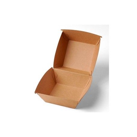CAJA HAMB. KRAFT 14X13X8 C.500