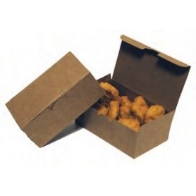 CAJA CARTON FRITOS 114X73X45 KRAFT C.500