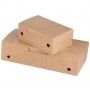 CAJA CARTON FRITOS 20X10X5 KRAFT C.375