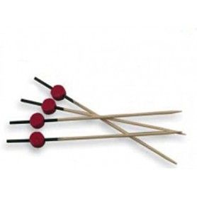 BROCHETA 12CM. ROJA/NEGRA P.200