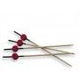 BROCHETA 12CM. ROJA/NEGRA P.200
