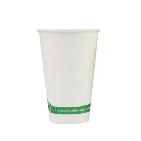 VASO CARTON BLANCO 500CC/16OZ &(20) P.50