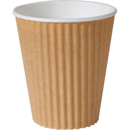 VASO CARTON CAFE COMP.PLA TRI PARED 240CC.(20) P.25