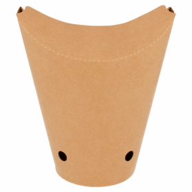VASO CARTON PATATAS C/CIERRE KRAFT 480CC. P.50