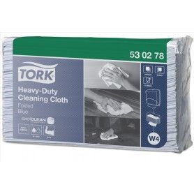 PAÑO TORK W4 ULTRA AZUL 35,5X42,8CM C.500