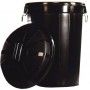 TAPA CUBO BASURA 50L NEGRO