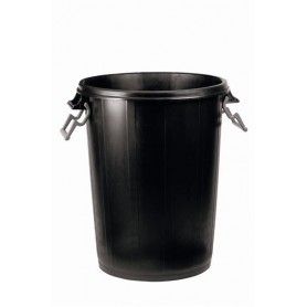 CUBO BASURA 100L NEGRO @52X65