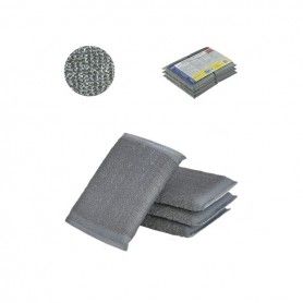 ESTROPAJO A.INOX. CON ALMOHADILLA 10X14 P.6