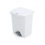 PAPELERA PLAST. PEDAL 25L BLANCA 31X33X41