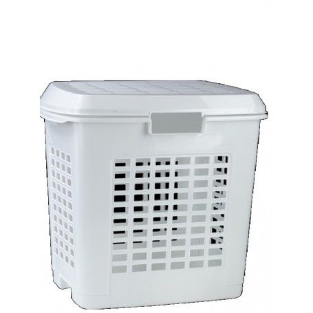 PAPELERA COLADA REJILLA 50L 52X40X30