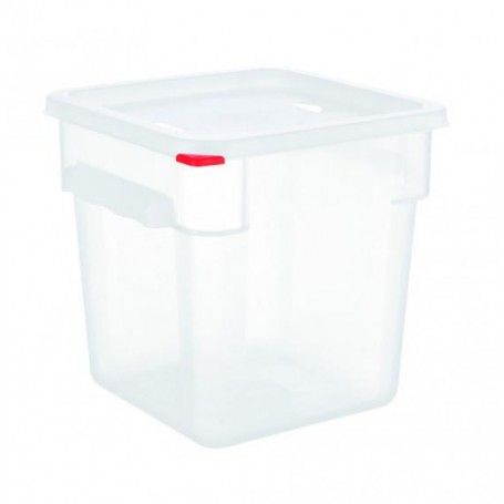 RECIPIENTE C/TAPA CUADRADO 235X235X230H - 8L.