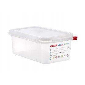 RECIPIENTE C/TAPA GN 1/4 265X162X100H - 2,8L.