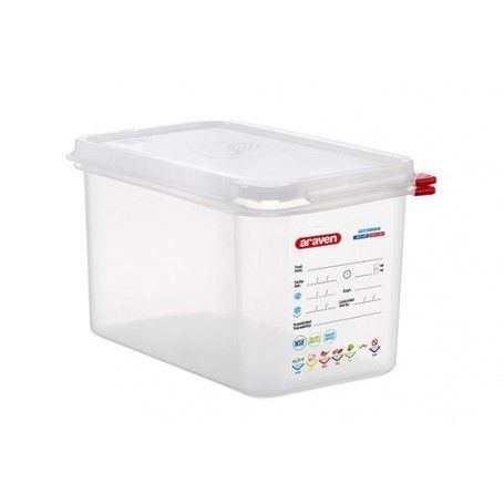 RECIPIENTE C/TAPA GN 1/4 265X162X150H - 4,3L.