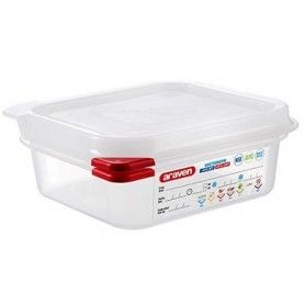 RECIPIENTE C/TAPA GN 1/6 176X162X65H - 1,1L.