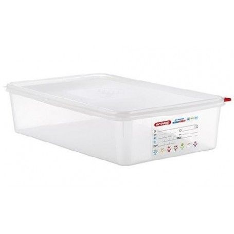 RECIPIENTE C/TAPA GN 1/1 530X325X100H - 13,7L.