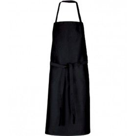 DELANTAL NEGRO PETO 75X90 S/BOLSILLO