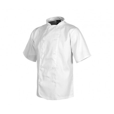 CHAQUETA COCINERO BLANCA T/G M/CORTA