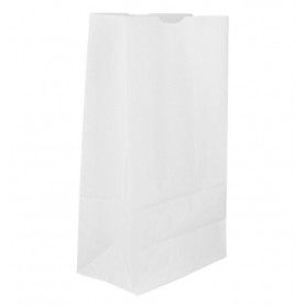 BOLSA PAPEL 30+8X41 BLANCA P.200