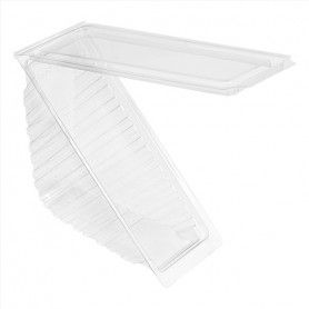 ENVASE TRANSP. SANDWICH 11X11X5.5 C/TAPA C.600