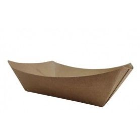 BARQUETA CARTON KRAFT 1200CC.223x170x60 C.500