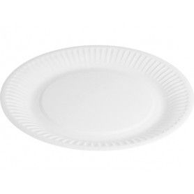 PLATO CARTON @ 35 ACUARIO PLATA P.100
