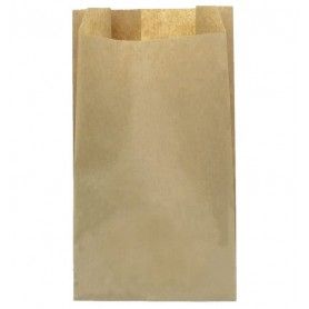BOLSA PAPEL 18+7X30 KRAFT P.100