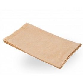 BOLSA PAPEL 12+6X20 KRAFT P.100