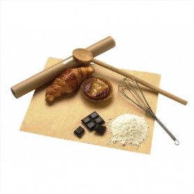 PAPEL HORNO 40X60/2CARAS KRAFT SILICONADO C.500