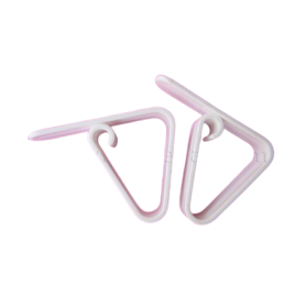 PINZA SUJETAMANTEL PLASTICO BLANCA C.100