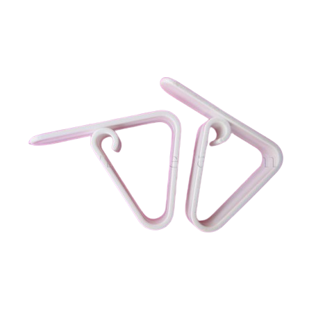 PINZA SUJETAMANTEL PLASTICO BLANCA C.100