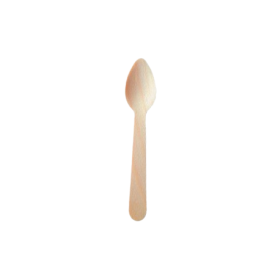 CUBIERTO MADERA CUCHARILLA 11CM &(20) C.100