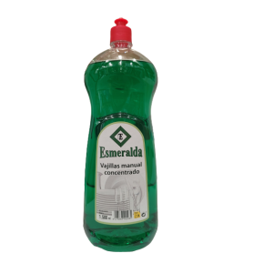 JABON VAJILLAS CONCENT.&(12) 1,5L. ESMERALDA