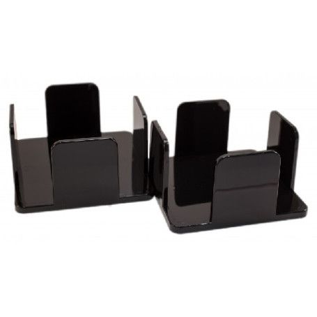 SERVILLETERO 20X20 METACRILATO NEGRO