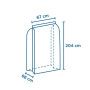 FUNDA TRANSP. PARA CARRO 67+66x204  P.50