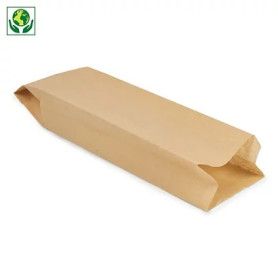 BOLSA PAPEL 14+6x30 KRAFT P.100