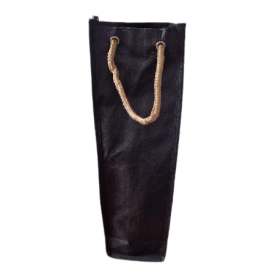 BOLSA NO-TEJIDO NEGRO CORDON ORO C.150