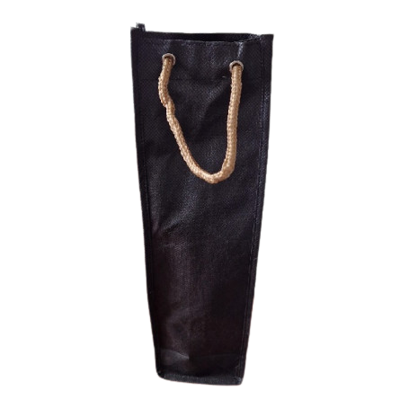 BOLSA NO-TEJIDO NEGRO CORDON ORO C.150